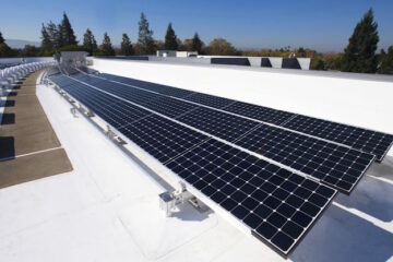 Solaranlage Flachdach